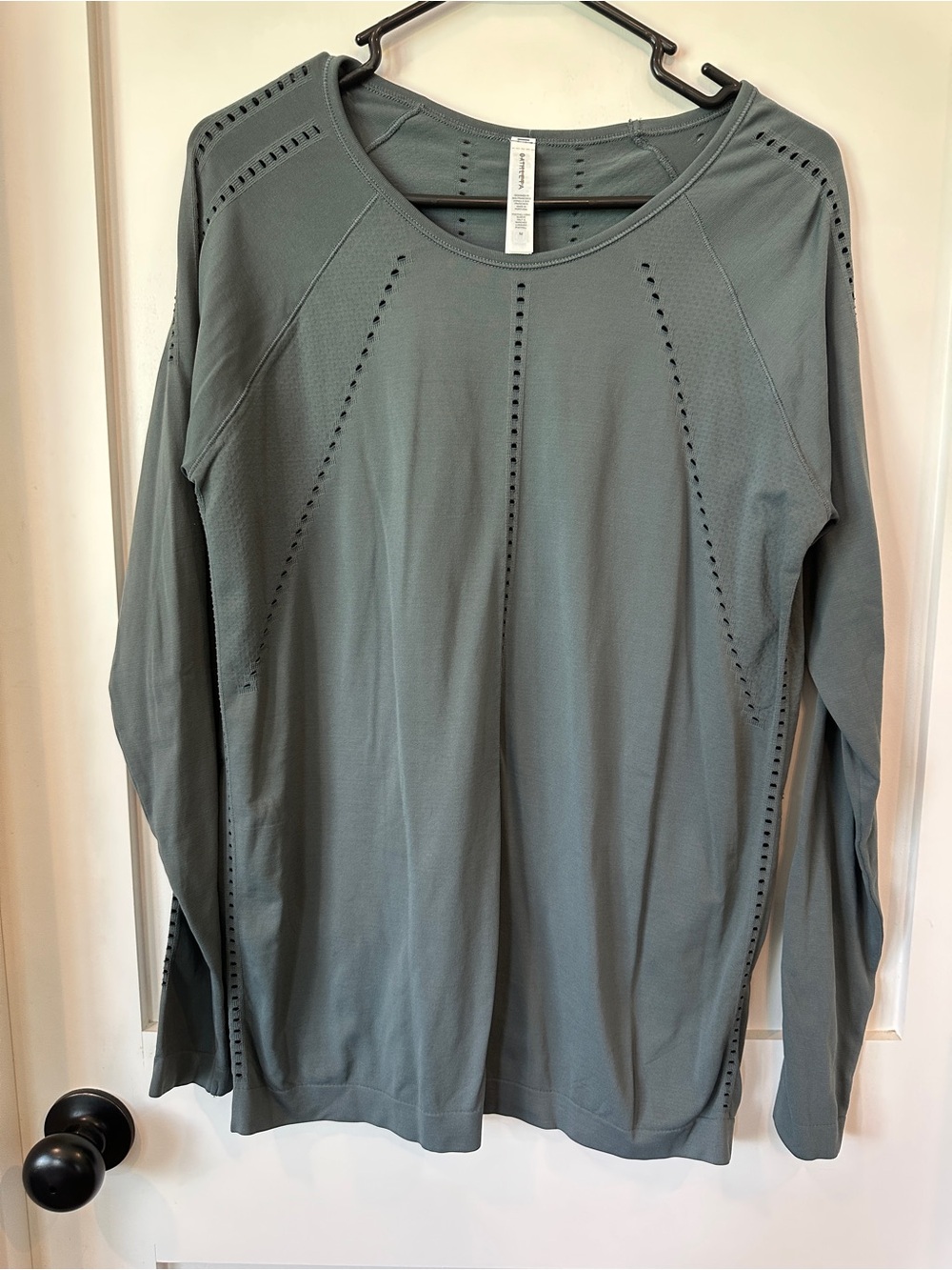 Athleta Long-Sleeve Performance Tee in gray